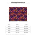 thumbnail image 5 of Naloa Skull Flannel Blankets - Thick and Warm Blanket for Winter, Soft Fuzzy Plush King Blanket for All Seasons50"x40", 5 of 6
