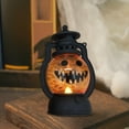 thumbnail image 2 of Halloween Candle Lights Flameless Candles Halloween Decorative Pumpkin Lights Vintage Electroplated Wind Lights Easter Plastic Electronic Candles Halloween Decor, 2 of 6
