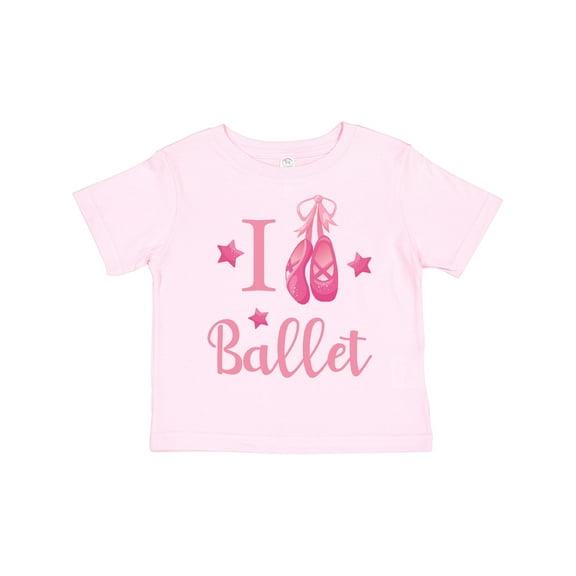 Inktastic I Love Ballet Girls Toddler T-Shirt