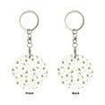 thumbnail image 2 of Naloa Bee Print Round Keychain Keychain Key Ring, Key Tag, Key Chain Bulk for Gift Accessories (Round), 2 of 7