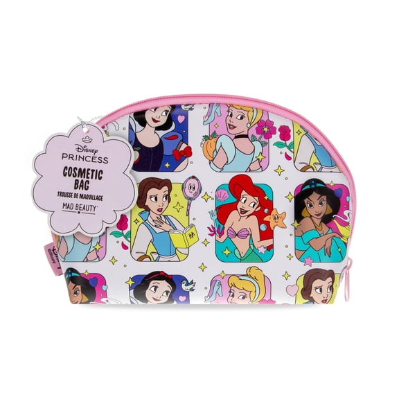 Mad Beauty Disney Princess Cosmetic Bag, Repeat Print Design