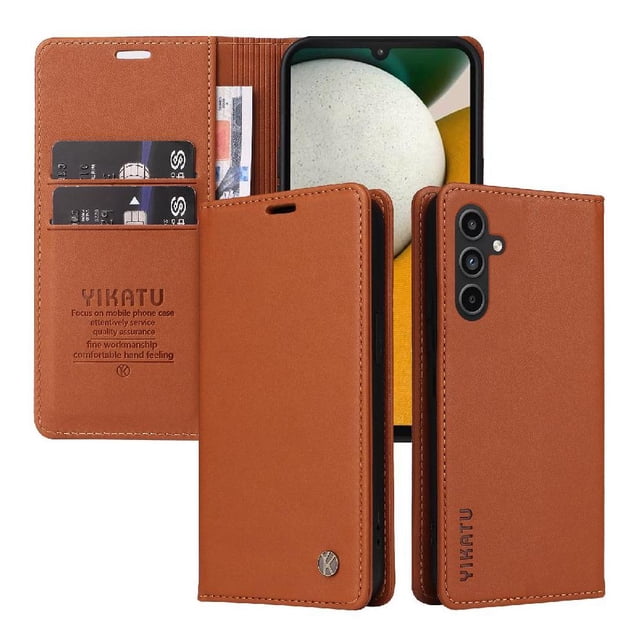 Funda para Samsung Galaxy A15 Estuche de Cuero PU Tipo Cartera con Ranuras para Tarjetas y Cierre Magnético