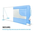 thumbnail image 4 of Mesh Safety Baby Bed Rails, 70 Inches, Blue, 4 of 15