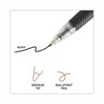 thumbnail image 7 of Comfort Grip Ballpoint Pen, Retractable, Medium 1 Mm, Black Ink, Clear Barrel, Dozen | Bundle of 5, 7 of 7