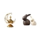 thumbnail image 1 of Quemador De Incienso De Cerámica Antiguo Con Soporte Para Velas Y Estatua De Porcelana, Decoración De Conejo Para Sala De Estar, Chimenea, Armario, Jardín, Pascua., 1 of 8
