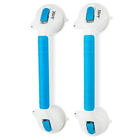 - Jumbl Bath and Shower Suction Cup Grab Bar, Handle – Provides Safe Grip for Bath & Shower, 17-Inches, 2 Count