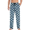 thumbnail image 3 of GZHJMY Men's Bananas on A Striped Sleep Pajama Pant, Soft and Comfortable Lounge Sleep Bottoms with Pockets, Men's Sleepwear with Custom Print, X-Large, 3 of 7