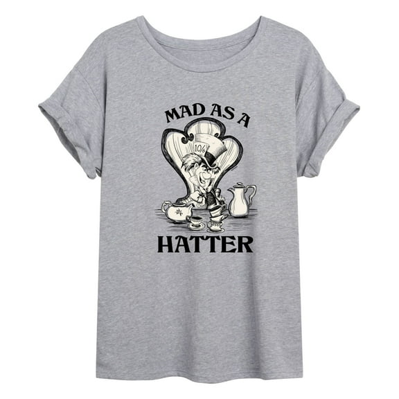 Alice In Wonderland - Mad as a Hatter - Juniors Ideal Flowy Muscle T-Shirt