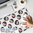 thumbnail image 4 of Long Mouse Pads for Desk,White Cow Oval Face Pattern Desk Mats on Top Of Desks, Desk Mouse Pad Extra Large with 3mm Non-Slip Base and Stitched Edge for Gaming,Office,Work,Home 35.4"x15.7", 4 of 6