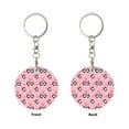 thumbnail image 2 of Naloa Valentine'S Day Panda Print Round Keychain Keychain Key Ring, Key Tag, Key Chain Bulk for Gift Accessories (Round), 2 of 7