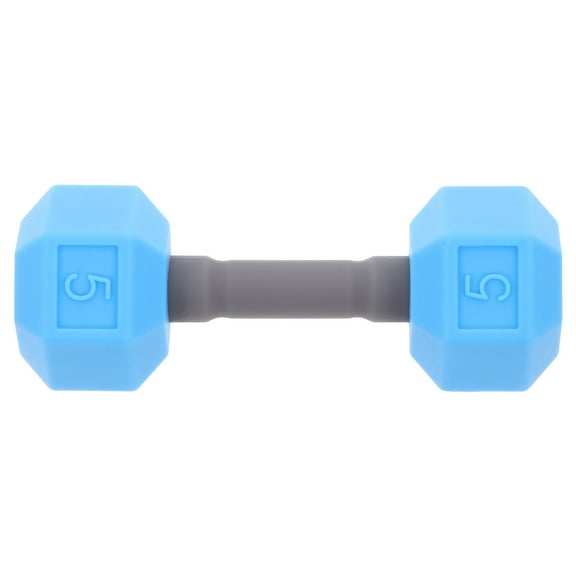 OUNONA Kids Small Silicone Hexagonal Dumbbell Hand Weight Barbell for Children Fitness Training