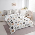 thumbnail image 3 of Castle Fairy Kids Children Teens Cute Dogs Cats Bedding Comforter Set 7-Piece,Cartoon Pets King Bedding Sets,Kawaii Animal Ultra Soft Bed Sheets,Luxury Bedroom Decor,Reversible, 3 of 8
