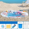 thumbnail image 2 of 2 In 1 Beach Mat And Swimming Pool Outdoor Portable Play Mat For Kids, Lightweight Foldable Baby Beach Pad With Soft Skin-Friendly Fabric Safe For Babies, Waterproof, 2 of 3