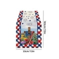 thumbnail image 3 of Ouuluon Table Runner 4th of July Decorations Patriotic Table Cover, Linen Table Decorative for Family Holiday Gathering Home Ornament, 3 of 8