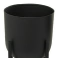 thumbnail image 4 of CosmoLiving by Cosmopolitan 20", 22"H Metal Modern Planter, Black, 2-Piece, 4 of 6