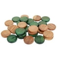 thumbnail image 5 of WE Games Olive Wood Backgammon Checkers/Chips in Green & Natural, 5 of 5