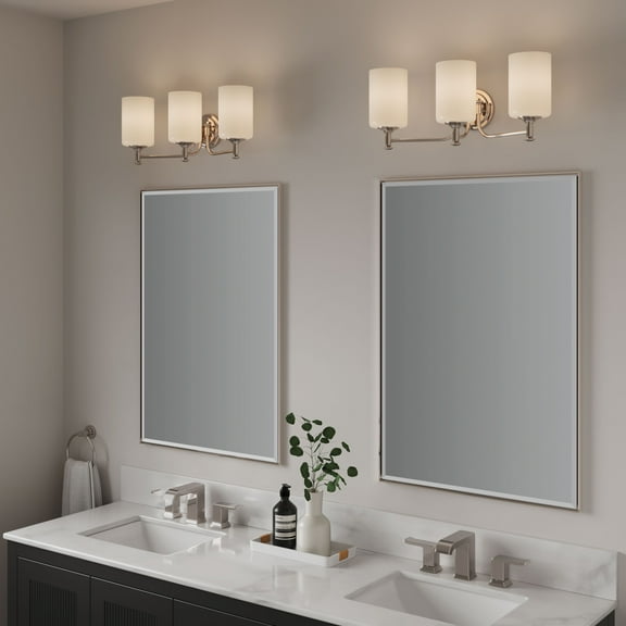 Millennium Lighting Ailey 2/3 Light Vanity Fixture 3 Light - Polished Nickel