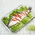 thumbnail image 4 of 1 Pce Plateau de Cuisson en Verre Trempé Résistant à la Chaleur pour la Maison Assiette de Riz (Blanc 1,0 L), 4 of 6