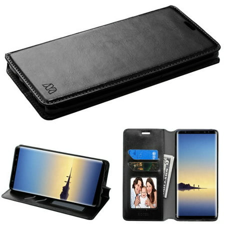 Samsung Galaxy Note 8 Leather Flip Wallet Case Cover Stand Pouch Credit Card Slots