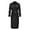 Black, variant on TBWNWG Men's Lightweight Long Sleeve Open Front Loungewear Robe for Spring and Autumn Comfortable Relaxation At Home,Size L