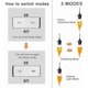 thumbnail image 3 of E14 LED Light Bulb, 3W LED Flame Light Bulb with 3 Light Modes, 1800K Retro Decorative Lamp with Flame Effect for Restaurant Cafe Bar Incandescent Bul, 3 of 5