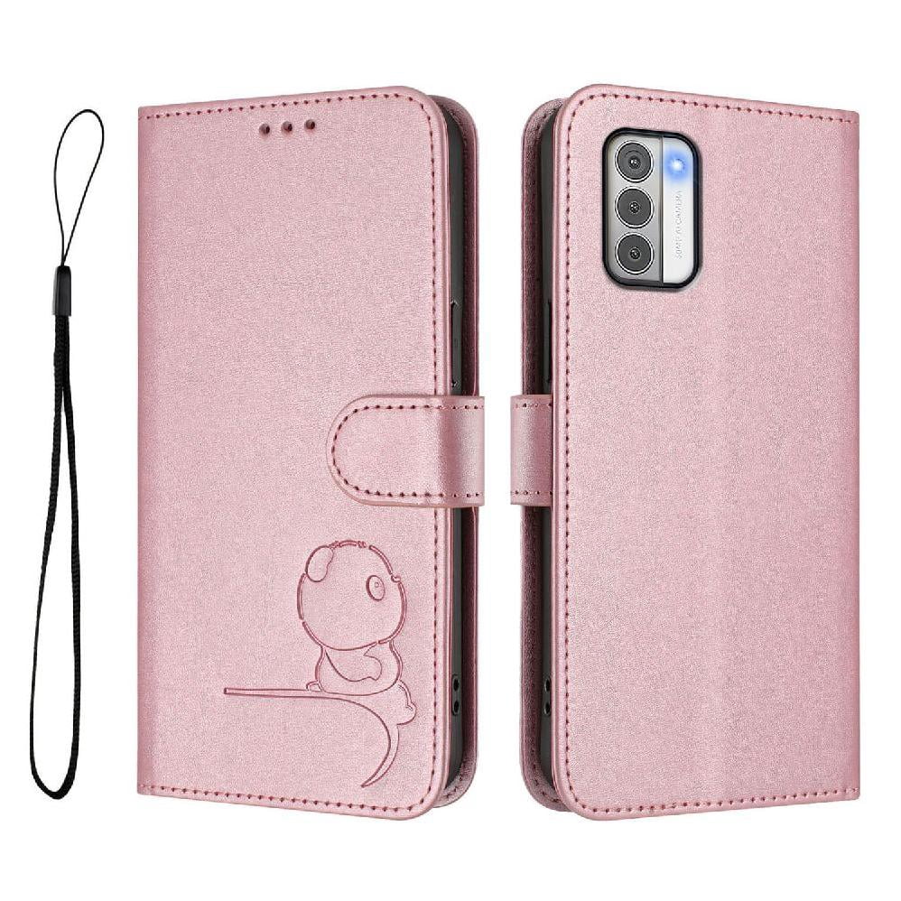 Phone Case for Nokia G310 Pu Leather Card Slots Holder Kickstand Rfid Blocking Magnetic Flip Folio