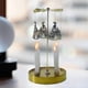 thumbnail image 1 of Candelabro giratorio,Candelabro giratorio para decoración de mesa de fiesta,Candelabro giratorio de metal con bandeja para velas de té,Candelabro giratorio para centro de Patrón de princesa, 1 of 10