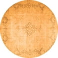 thumbnail image 1 of Ahgly Company Indoor Round Persian Orange Traditional Area Rugs, 8' Round, 1 of 1