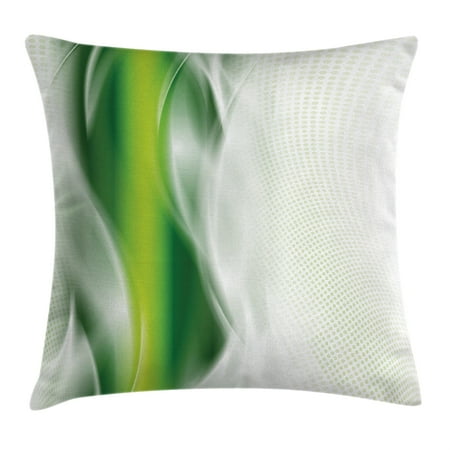 Abstract Decor Throw Pillow Cushion Cover Cool Floral Like Green