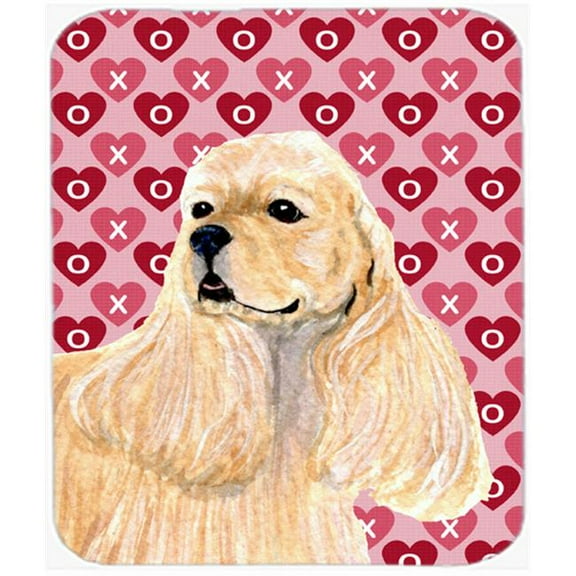 Carolines Treasures  Cocker Spaniel Hearts Love And Valentines Day Mouse Pad