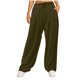 thumbnail image 2 of HongQid Women's Elastic High Waist Wide Leg Loose Casual Pants Joggers Lounge Sweatpants with Pockets, 2 of 6