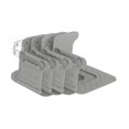 thumbnail image 4 of Herramientas de fijación de sábanas de 4 piezas Herramientas de fijación no slip universales fáciles de configuración colchón de colchón de sábana Gris, 4 of 9
