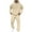 Beige-D, variant on Men Sweatpants Tracksuit Set Casual 2 Pcs Sweatshirts and Pant Outfits Gym Loungewear Hoodies Sweatsuit