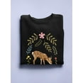 thumbnail image 3 of Critters And Foliage B Sweatshirt Women -Victoria Barnes Designs, Female x-Large, 3 of 4