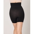 thumbnail image 3 of Maidenform Seamless Tummy Control Shapewear Thigh Slimmer Shorts Black 2XL Women's, 3 of 5