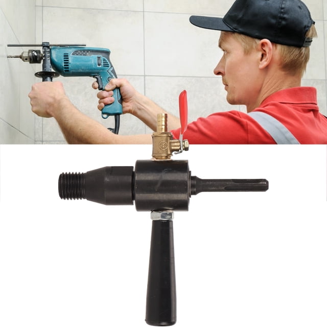 Convertidor De Inyección De Agua, Machine De Taladro De Agua De Martillo Eléctrico Válvula De Cobre, Material Premium, Luz Y Portátil Para Reparación Del Hogar, Decoración,