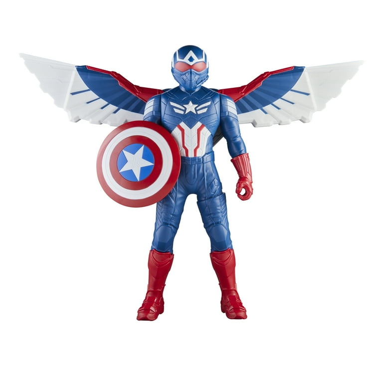 Marvel Avengers Captain America: Brave New World Flight Mode Figure, 9” (22 cm), Ages 4+