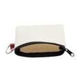 thumbnail image 3 of Aspire 12-Pack Canvas Coin Purses, Square DIY Small Zipper Pouches, 4-1/4 x 4-1/4 inch (Natural), 3 of 4