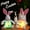 Pink, variant on Dalrosia Easter Decorations Lighted Plush Bunny, Hanging Easter Rabbits Couple with Lights, Light Up Cute Animal Figurine, Spring Farmhouse Room Ornament