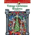 thumbnail image 2 of Adult Coloring Books: Christmas: Creative Haven Vintage Christmas Windows Coloring Book (Paperback), 2 of 3