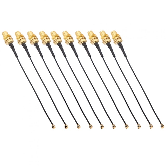 Alimentador de antena IPE Xto SM Kto, 10 piezas SMA a IPX Cable de extensión Alimentador de antena diseñado para la perfección
