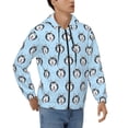 thumbnail image 4 of Zip Up Hoodies for Men - Husky Head Long Sleeve Comfrt Men'S Fashion Hoodies & Sweatshirts, Jackets for Men Hoodies Pullover Clothing Clothes with Pouch, 4 of 5