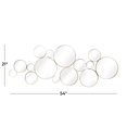thumbnail image 4 of CosmoLiving by Cosmopolitan 54" x 21" Gold Bubble Cluster Wall Mirror, 4 of 12