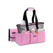 Jeep Tote Diaper Bag, Pink