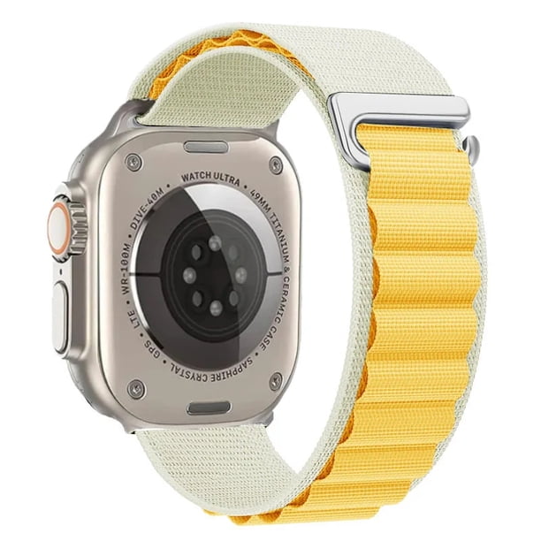 Correa De Nylon Alpine Unisex M / L 42 / 44 / 45 / 49 mm Para Apple Watch Ultra Compatible Con Serie 8 / 7 / 6 / 5 / 4 / 3
