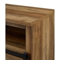 thumbnail image 6 of Bowery Hill Wood Sliding Highboy TV Stand for TVs up to 58" in Dark Rustic Oak, 6 of 9