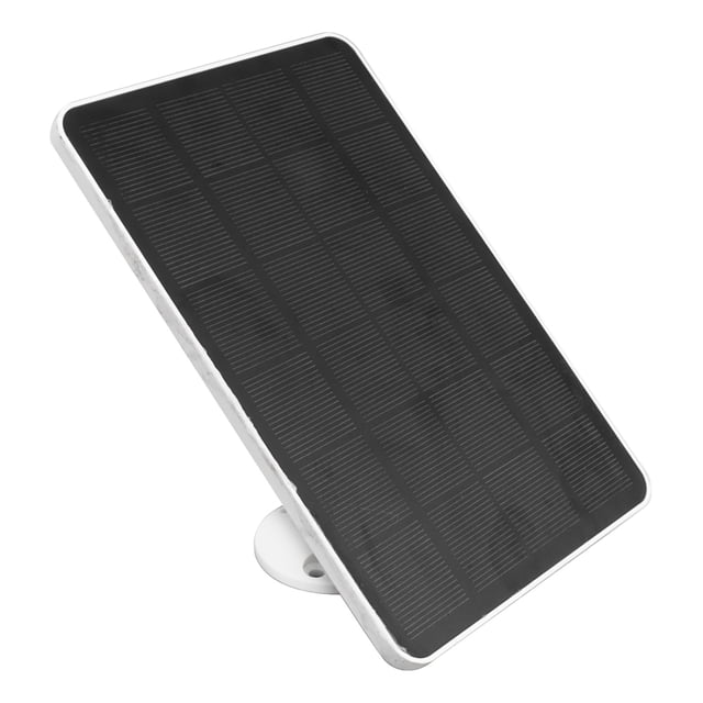 Cámara de seguridad inalámbrica con panel solar, panel solar de 4 W y 5 V, panel de carga solar, cámara con panel de energía solar de primera línea