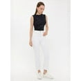 thumbnail image 3 of Sleeveless Cotton Round-Neck Diamante Top, 3 of 5