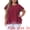 Burgundy, variant on Unique Bargains Women's Plus Size Ruffle Short Sleeve V Neck Chiffon Blouse 1X Green