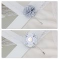 thumbnail image 3 of Ofertas Únicas 1 Pc Pin de Solapa Flor Pin de Traje Gris, 3 of 6